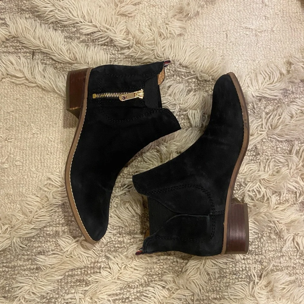 Suede Tommy Hilfiger Booties - Picture 2 of 8